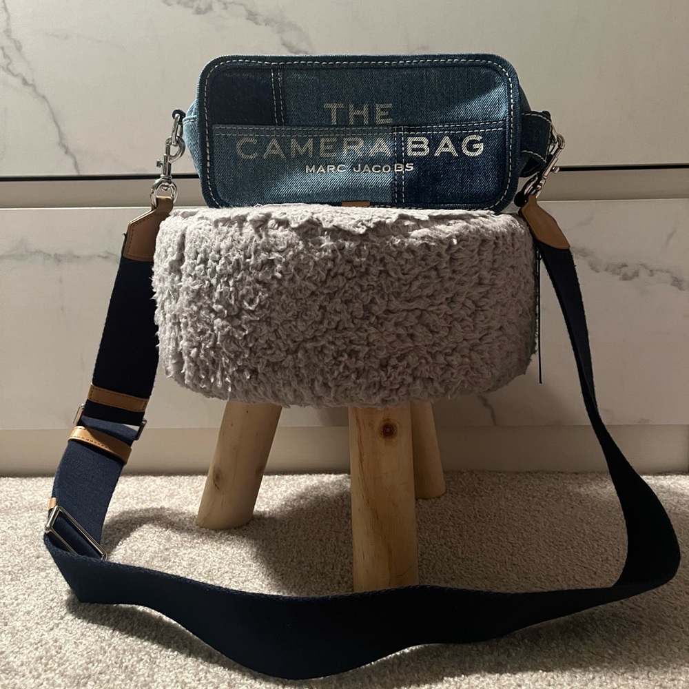 The Marc Jacobs Camera Bag in Denim Blue